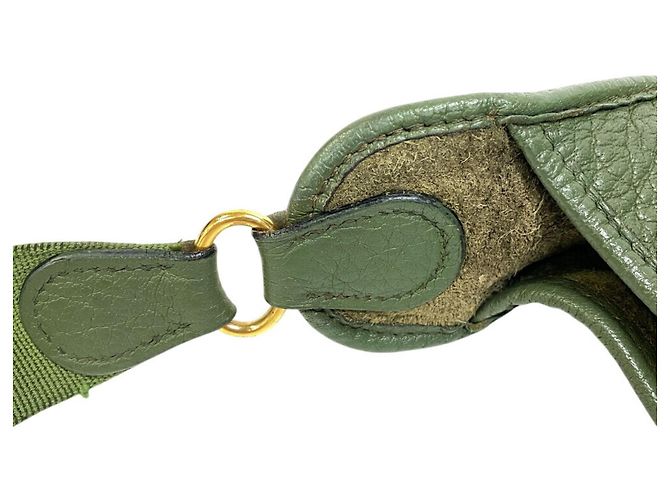 Hermès HERMES Vespa PM Chaine d'Ancre Borsa a Spalla Verde - vista 6
