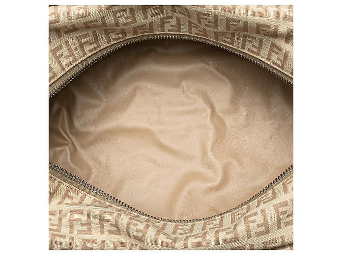 Pochette in tela Zucchino nera Fendi Nero - vista 4