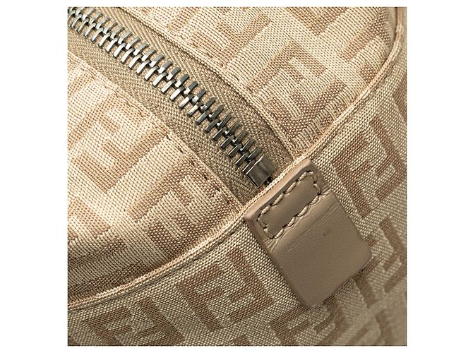 Pochette in tela Zucchino nera Fendi Nero - vista 8