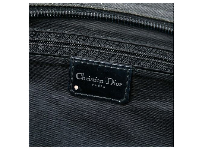 Borsa Dior Malice in agnello perforato nero Cannage e denim - vista 5