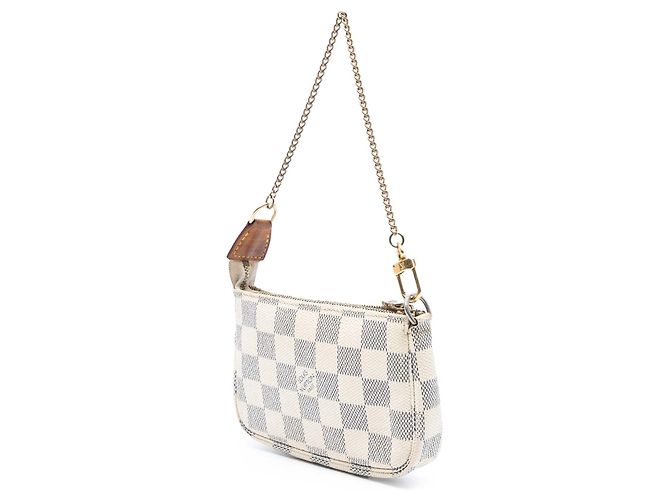 Mini Pochette Accessoires Damier Azur Bianco Louis Vuitton - vista 2