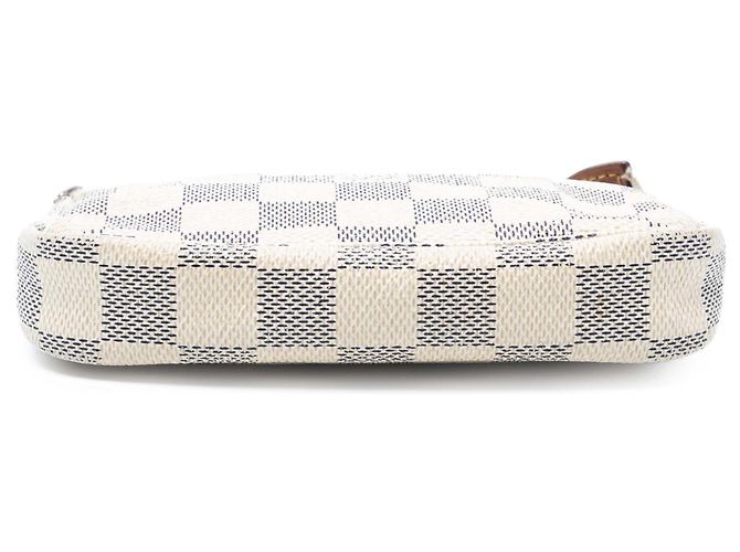 Mini Pochette Accessoires Damier Azur Bianco Louis Vuitton - vista 3