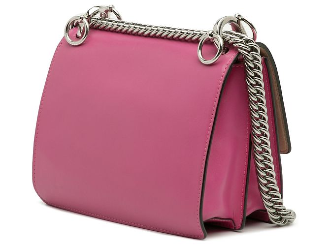 Fendi Piccola Borsa a Tracolla Kan I in Pelle Rosa - vista 2
