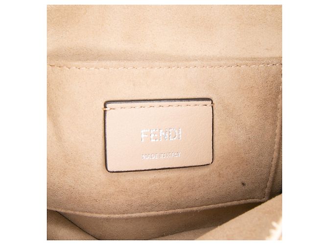 Fendi Piccola Borsa a Tracolla Kan I in Pelle Rosa - vista 5
