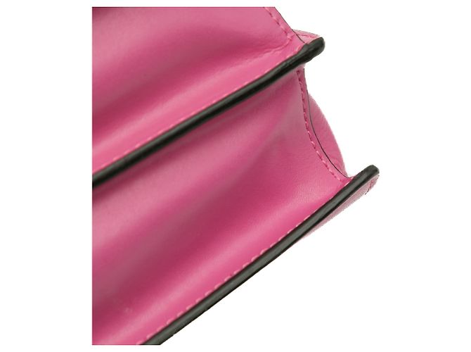Fendi Piccola Borsa a Tracolla Kan I in Pelle Rosa - vista 7