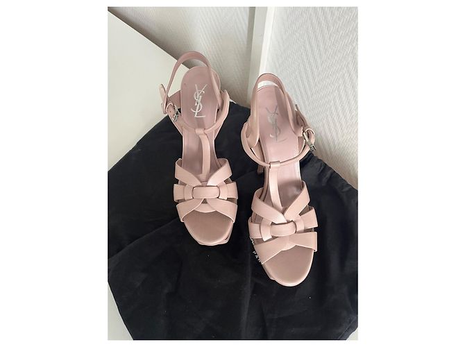 Saint Laurent Pumps aus Leder Rosa Pink - Ansicht 2