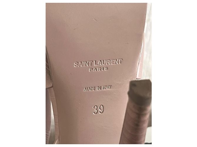 Saint Laurent Pumps aus Leder Rosa Pink - Ansicht 5
