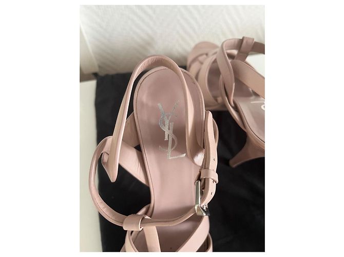 Saint Laurent Pumps aus Leder Rosa Pink - Ansicht 8