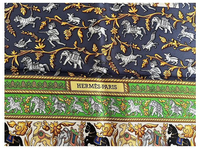 Hermès Seidentuch Hunting in India Mehrfarben - Ansicht 5