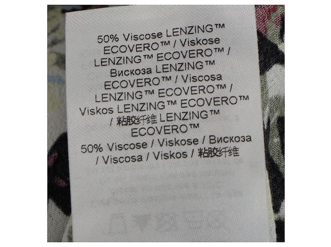 Vestido Maxi de Crepé en Viscosa con Estampado Floral Ganni - vista 6