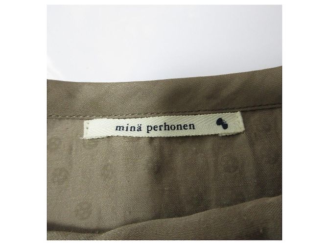 Autre Marque Kurzarmbluse Opal Dot von mina perhonen Grau - Ansicht 6