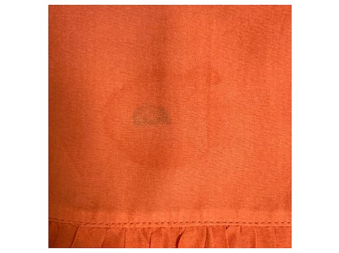 Autre Marque Falda de algodón y seda Paule Ka Roja - vista 10