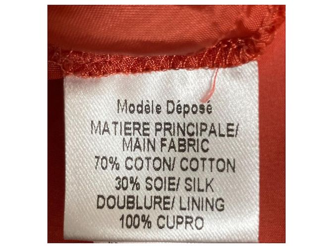 Autre Marque Falda de algodón y seda Paule Ka Roja - vista 5
