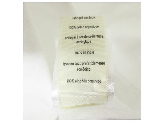 Autre Marque Vestido longo com cinto e decote em V Mara Hoffman Branco - vista 9
