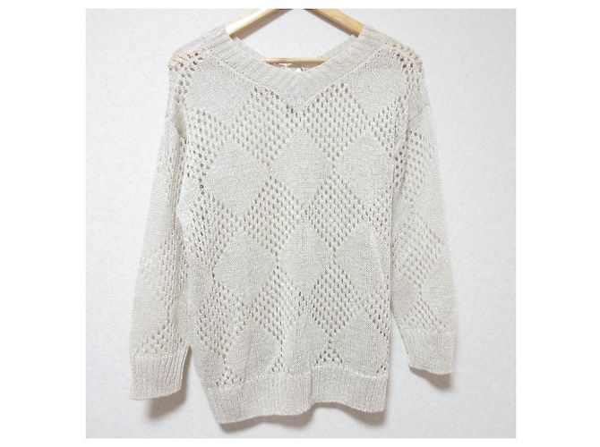 Autre Marque Cárdigan 2 en 1 de punto argyle ARTISAN Beige - vista 2