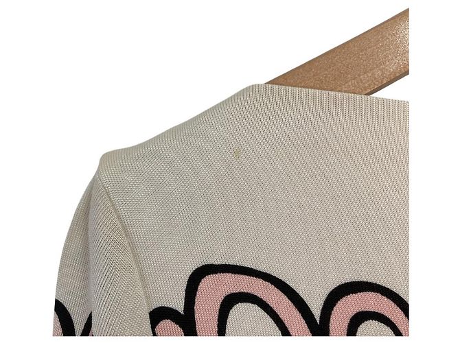 Autre Marque Vestido de punto de seda RURI de Diane von Furstenberg Negro Naranja Crudo - vista 9