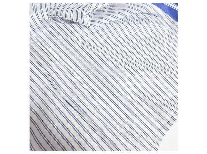 Autre Marque Falda larga Ray Beams a rayas Blanco Azul - vista 7