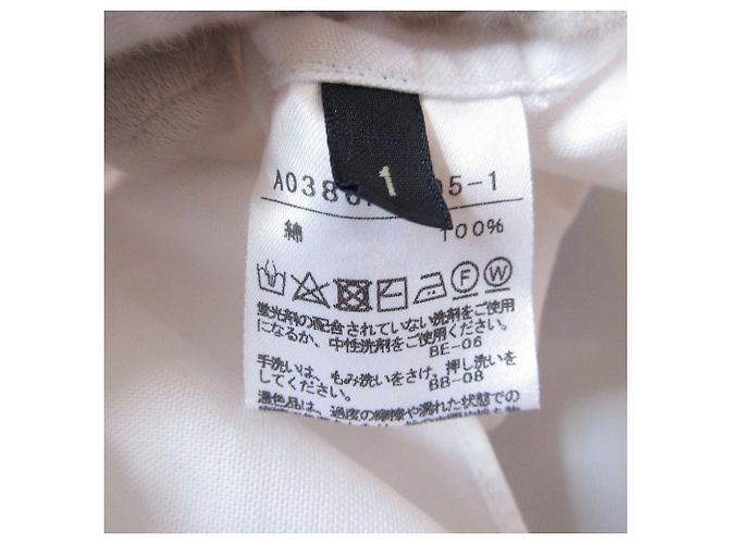 Autre Marque Camisa de manga larga con botones de perla CANCLINI Martinique Blanco - vista 8
