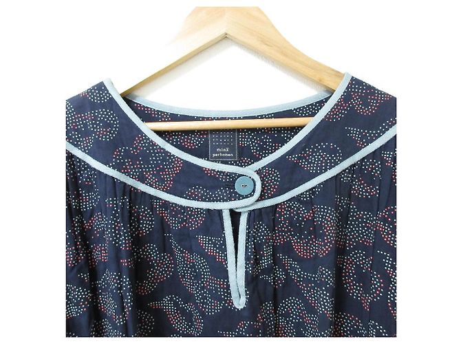 Autre Marque puffkleid mina perhonen Blau Marineblau - Ansicht 3