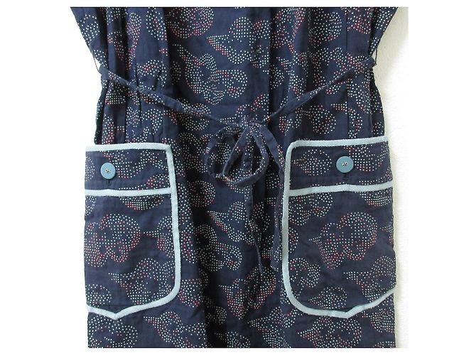 Autre Marque puffkleid mina perhonen Blau Marineblau - Ansicht 5