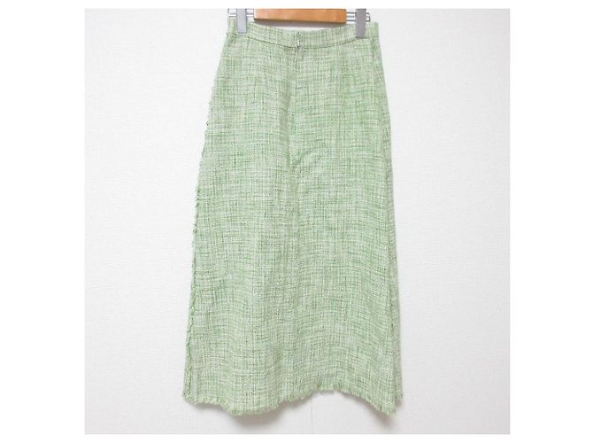 Autre Marque Falda larga de tweed limitada Ron Herman ebure Verde - vista 2