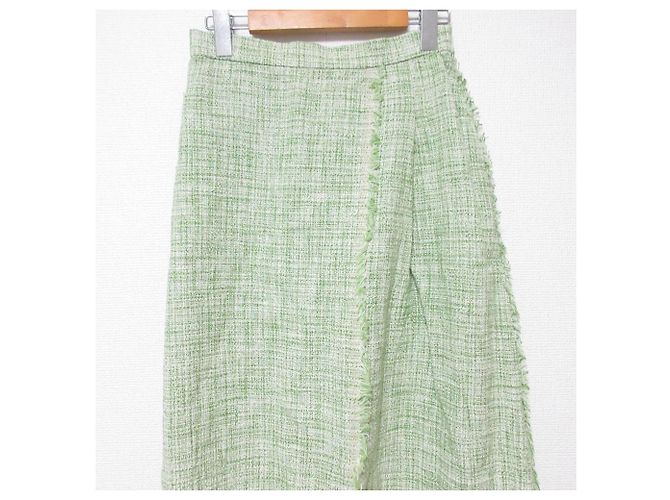 Autre Marque Falda larga de tweed limitada Ron Herman ebure Verde - vista 3