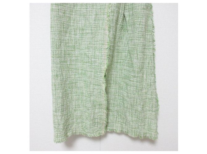 Autre Marque Falda larga de tweed limitada Ron Herman ebure Verde - vista 5