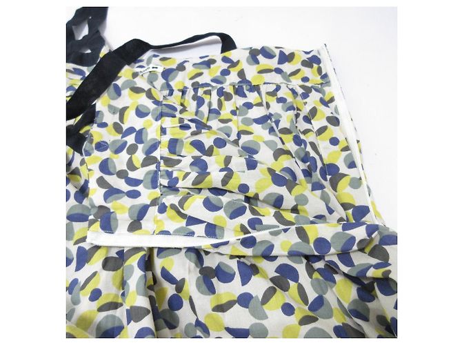 Autre Marque pair drops kleid mina perhonen Gelb Marineblau - Ansicht 4