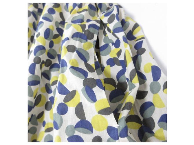 Autre Marque pair drops kleid mina perhonen Gelb Marineblau - Ansicht 5