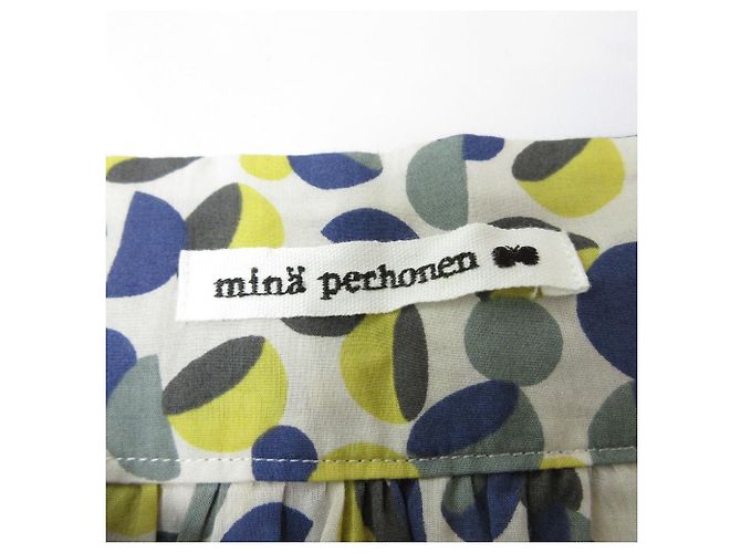 Autre Marque pair drops kleid mina perhonen Gelb Marineblau - Ansicht 6