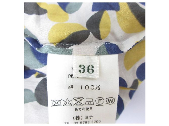 Autre Marque pair drops kleid mina perhonen Gelb Marineblau - Ansicht 7