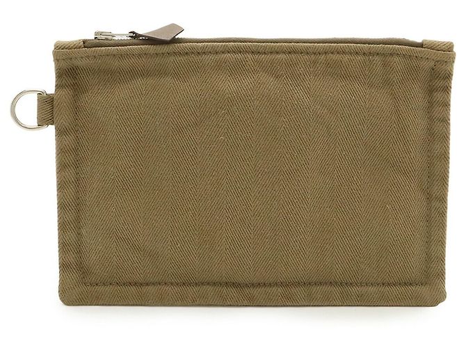 Hermès HERMES Valparaiso MM/PM Handtasche/Shopper Taupe - Ansicht 10