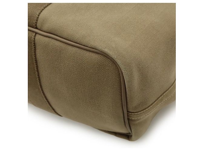 Hermès HERMES Valparaiso MM/PM Handtasche/Shopper Taupe - Ansicht 4