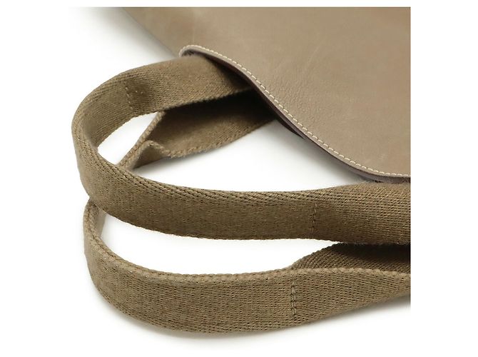 Hermès HERMES Valparaiso MM/PM Handtasche/Shopper Taupe - Ansicht 5