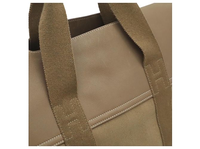 Hermès HERMES Valparaiso MM/PM Handtasche/Shopper Taupe - Ansicht 7