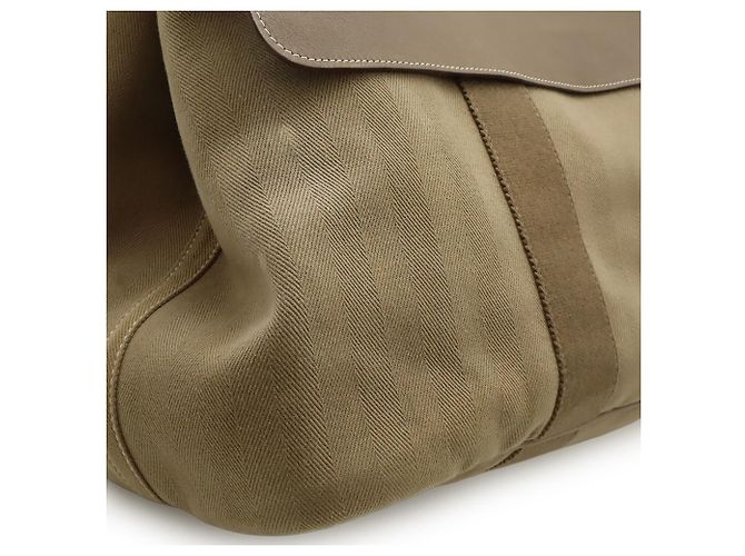 Hermès HERMES Valparaiso MM/PM Handtasche/Shopper Taupe - Ansicht 8