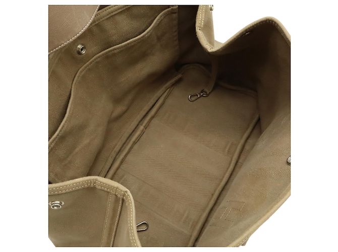Hermès HERMES Valparaiso MM/PM Handtasche/Shopper Taupe - Ansicht 9
