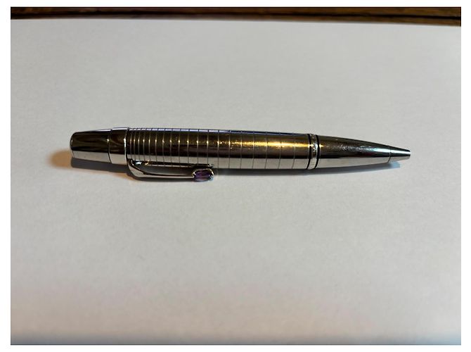 Stylo bille Montblanc Bohème Améthyste Acier Argenté - vue 4