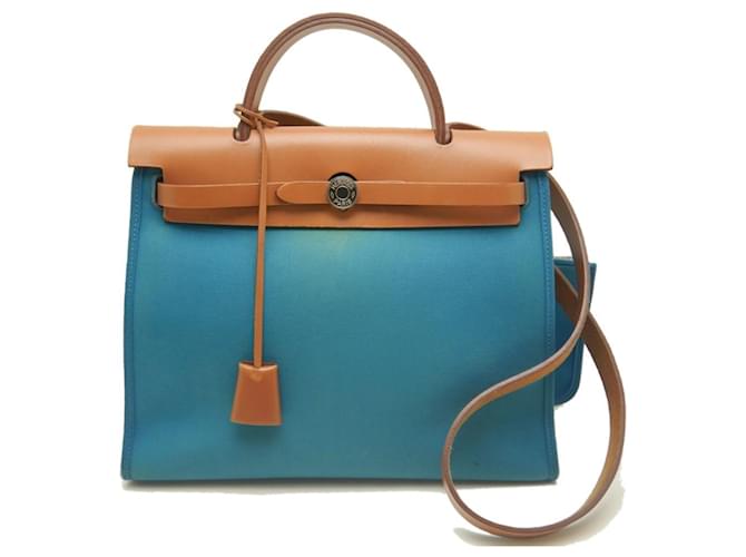 Borsa Her Bag PM di Hermès Turchese - vista 10