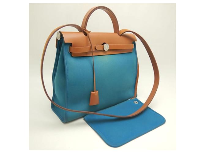Borsa Her Bag PM di Hermès Turchese - vista 2