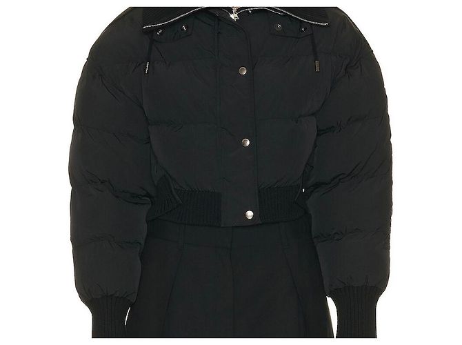 Giacca puffer corta Caraco Jacquemus nera Nero - vista 2