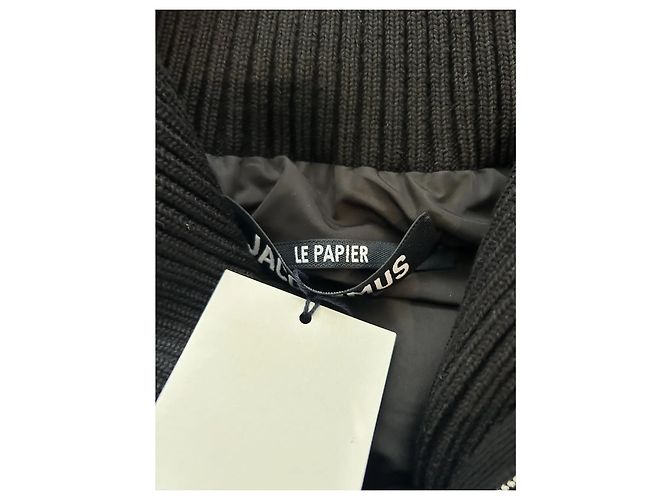 Giacca puffer corta Caraco Jacquemus nera Nero - vista 3