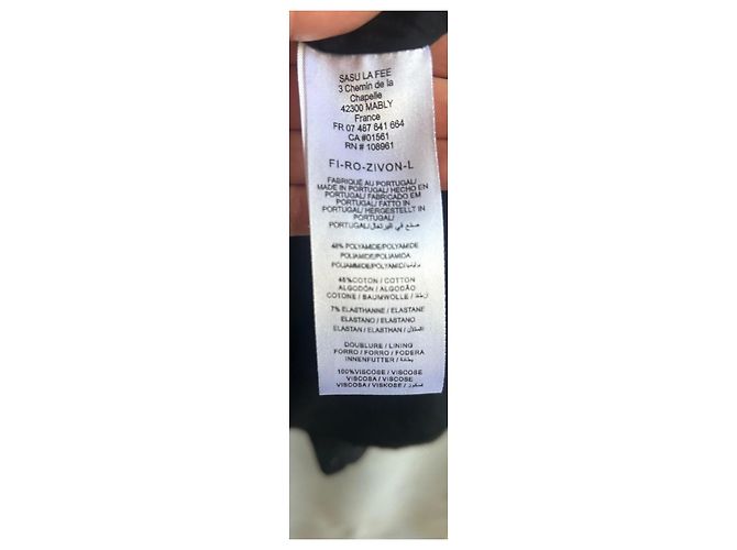 Schwarzes Kleid - neu mit Etikett (mit 185€ ausgezeichnet) - La fée maraboutée - Größe 34/36 - Ansicht 5