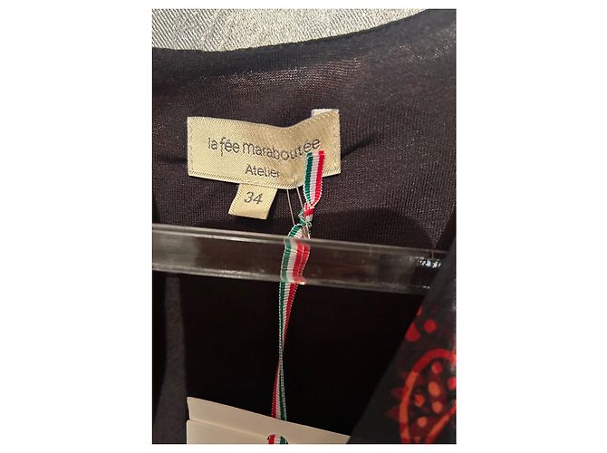 Kleid - La fée maraboutée - Größe 34 36 - Neu mit Etikett (etikettiert mit 175€) Bordeaux - Ansicht 5