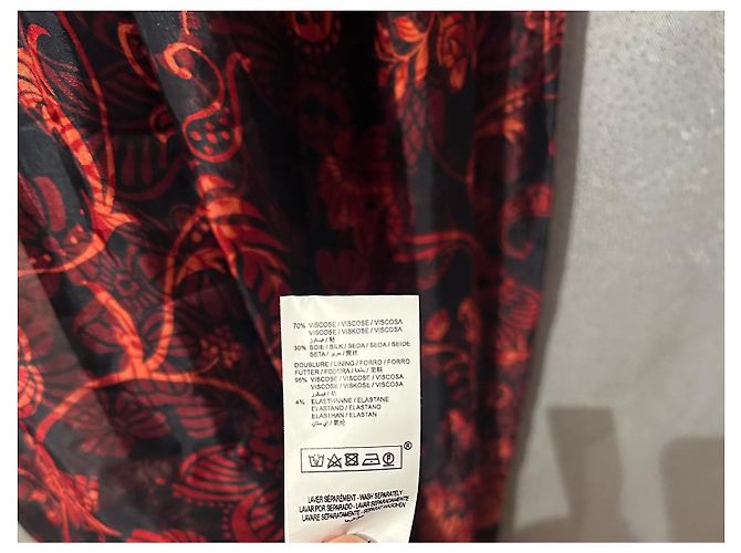 Kleid - La fée maraboutée - Größe 34 36 - Neu mit Etikett (etikettiert mit 175€) Bordeaux - Ansicht 7