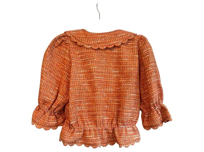 Pull Maje - Neuf avec étiquette - Taille 36 Orange - vue 2