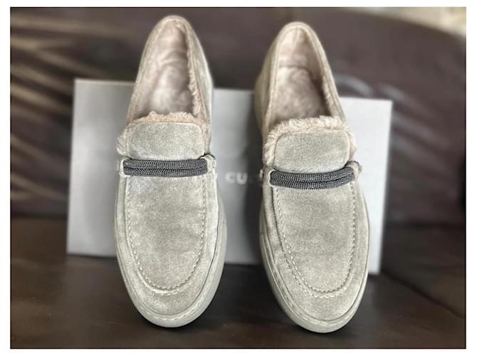 Mocassini Brunello Cucinelli Grigio - vista 2