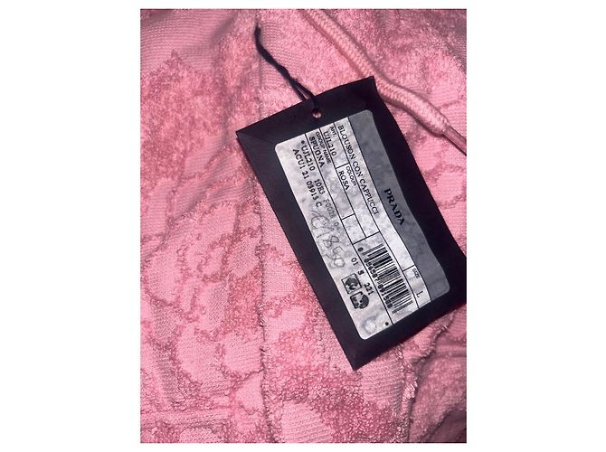 Prada Hoodie in Rosa mit Blumenmuster Pink - Ansicht 6