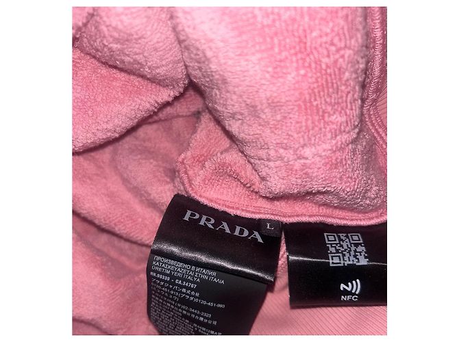 Prada Hoodie in Rosa mit Blumenmuster Pink - Ansicht 7