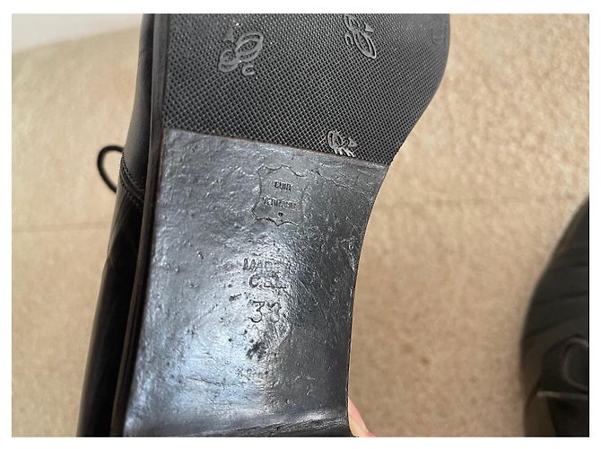 Autre Marque Schnürschuhe oder Oxford Modell "Cabotin" P.38 Schwarz - Ansicht 10
